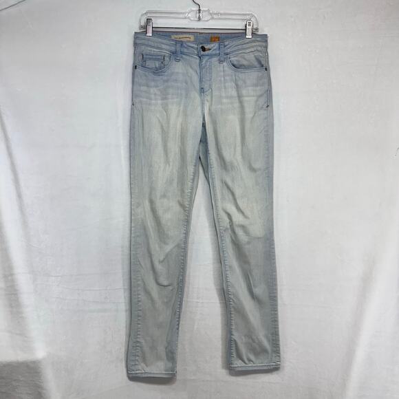 PILCRO‎ Anthropologie Women 29 Stet Fit Cigarette Light Grunge Straight Jeans - Picture 1 of 14